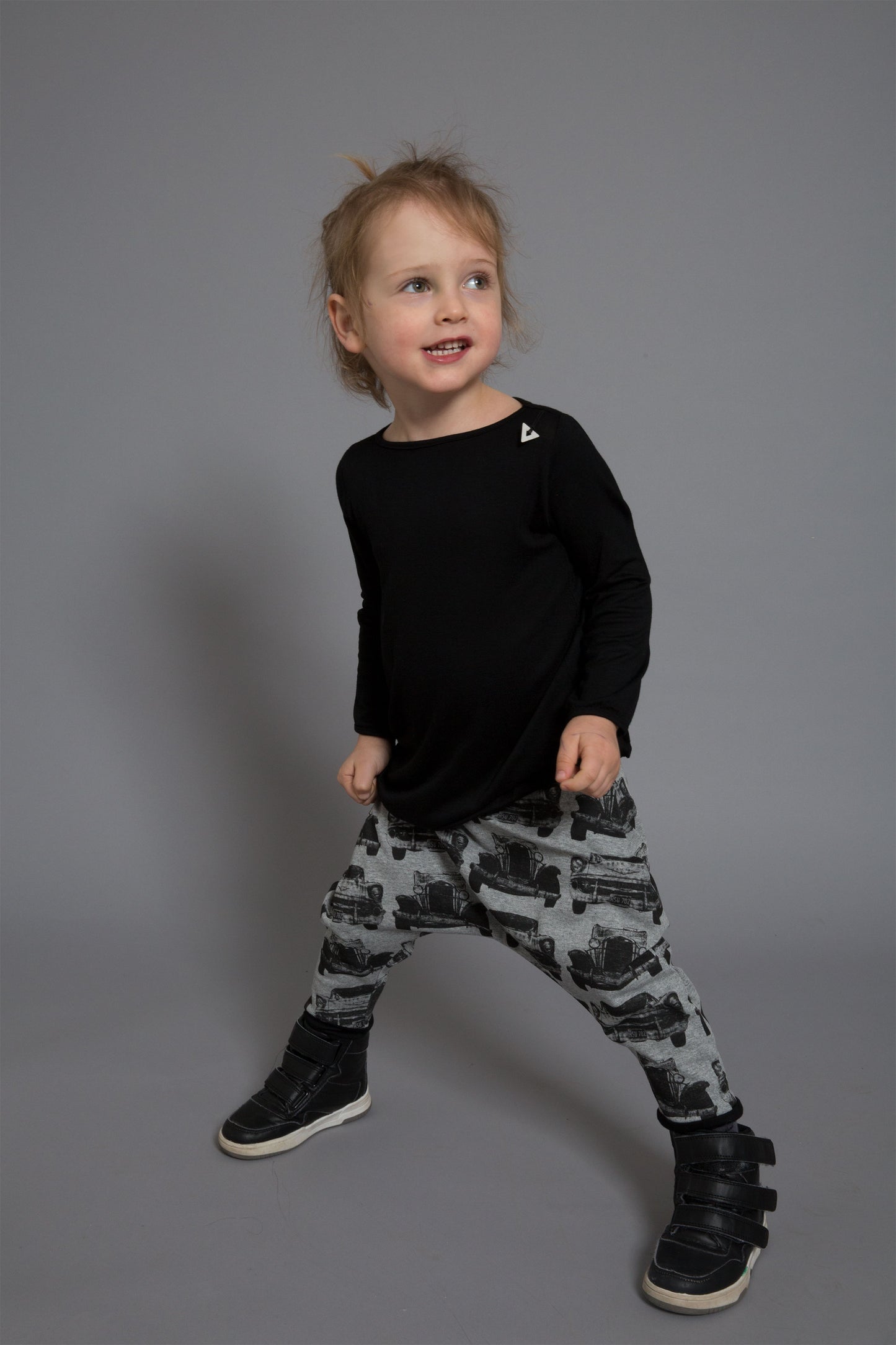 Kids Contrast Harem Pants