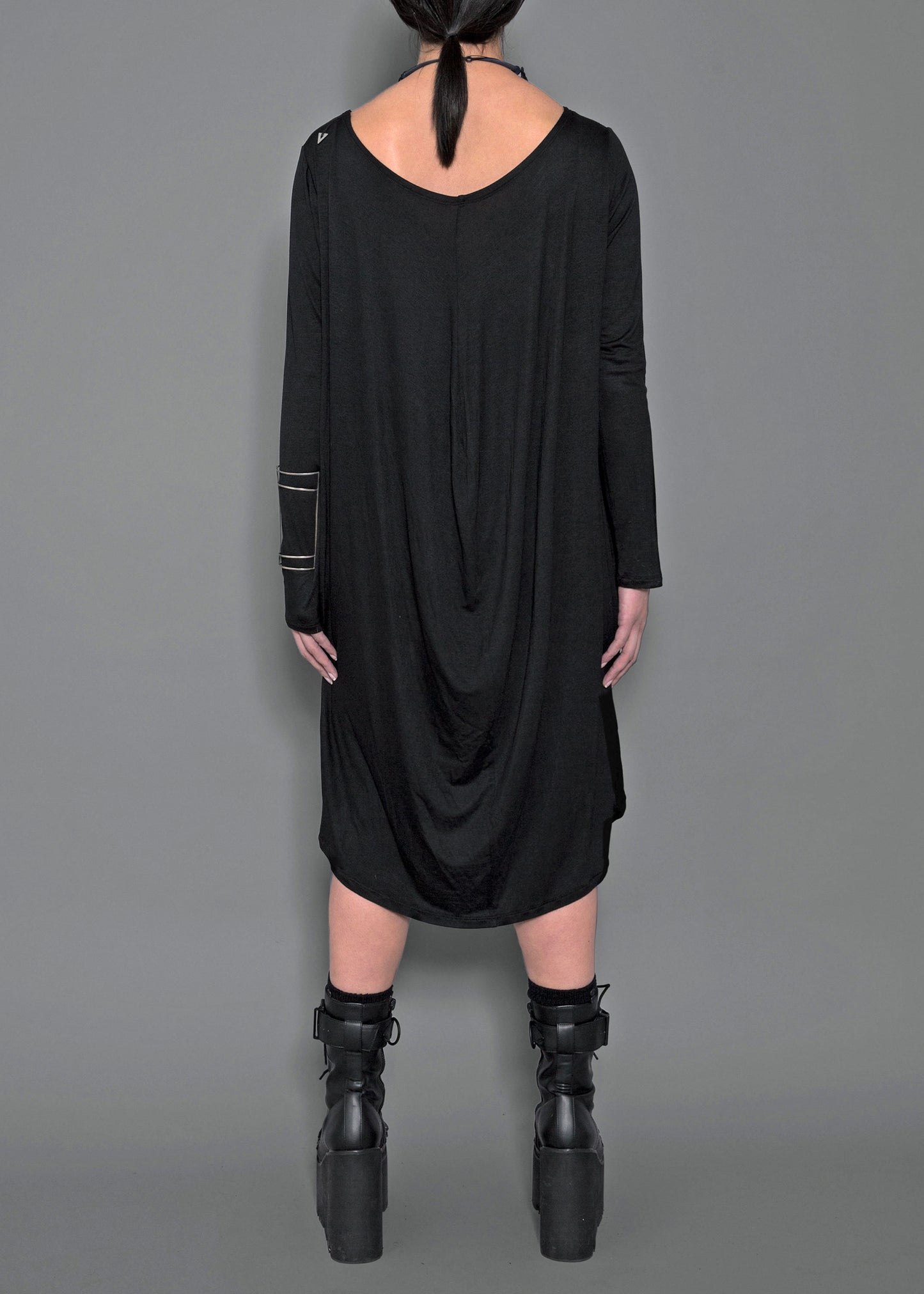 Loose Tunic Dress Long Back
