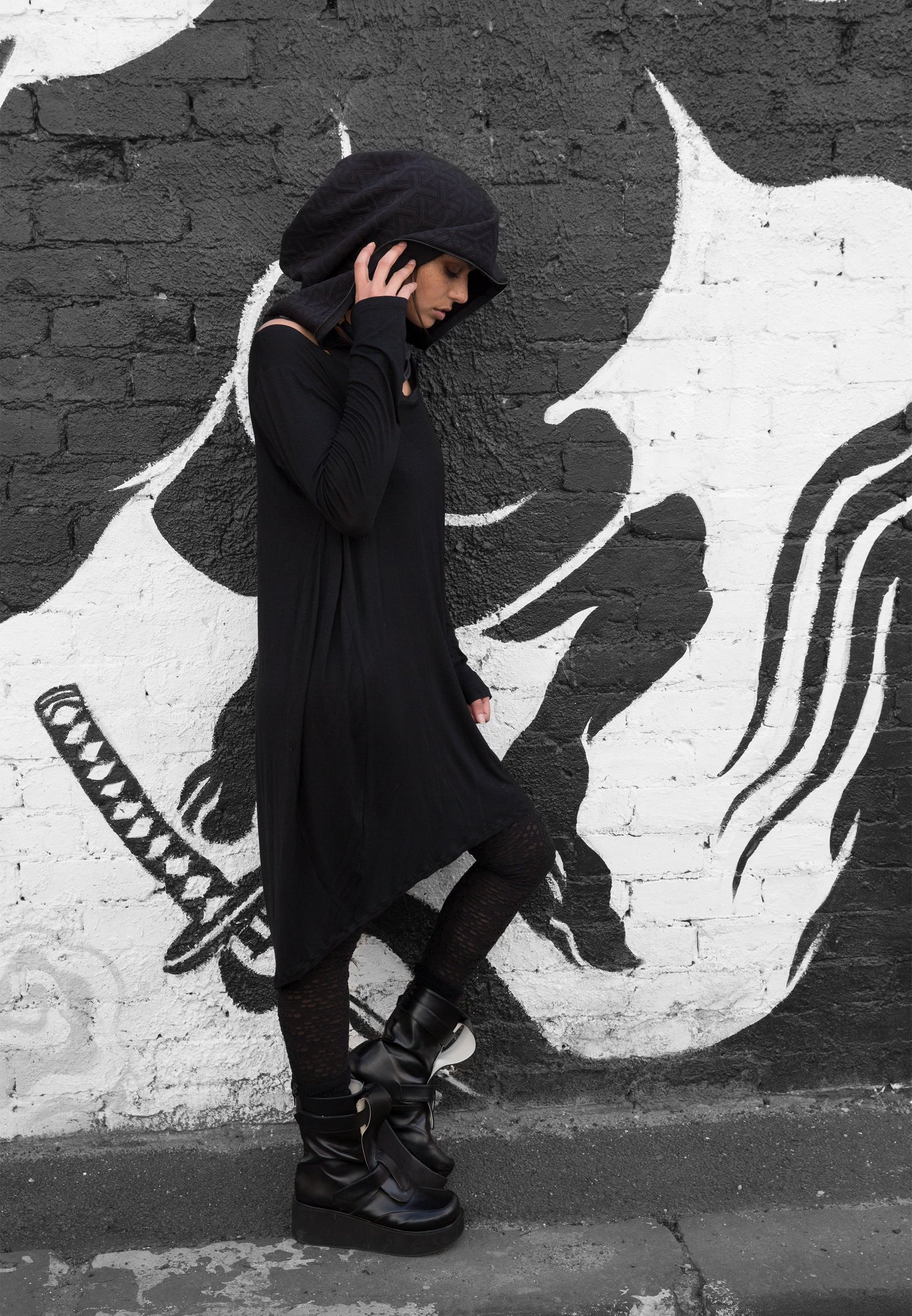 Loose Tunic Dress Long Back