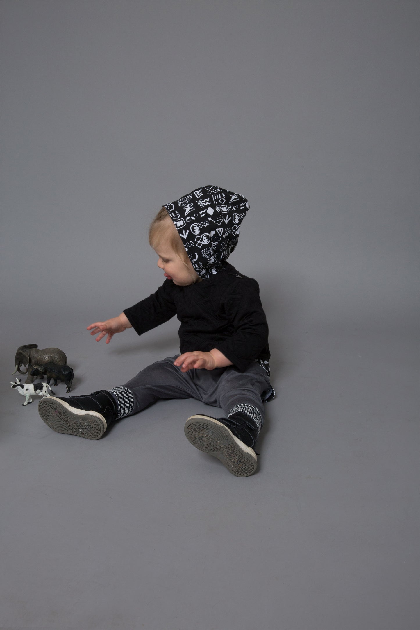 Sleeveless Kids Hoodie Singlet