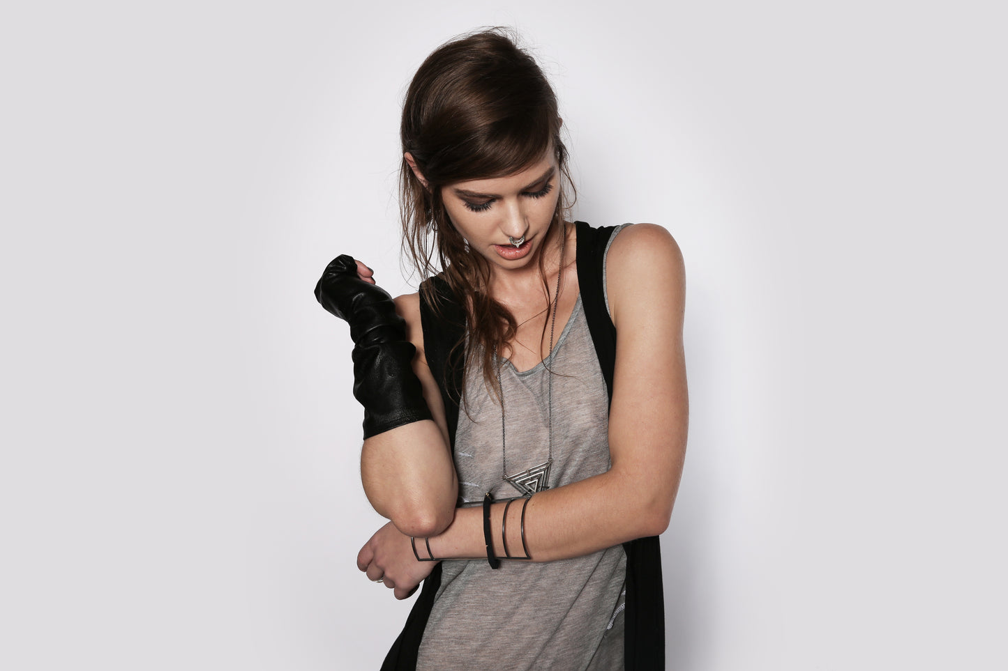 Sheer Grey Tank Top