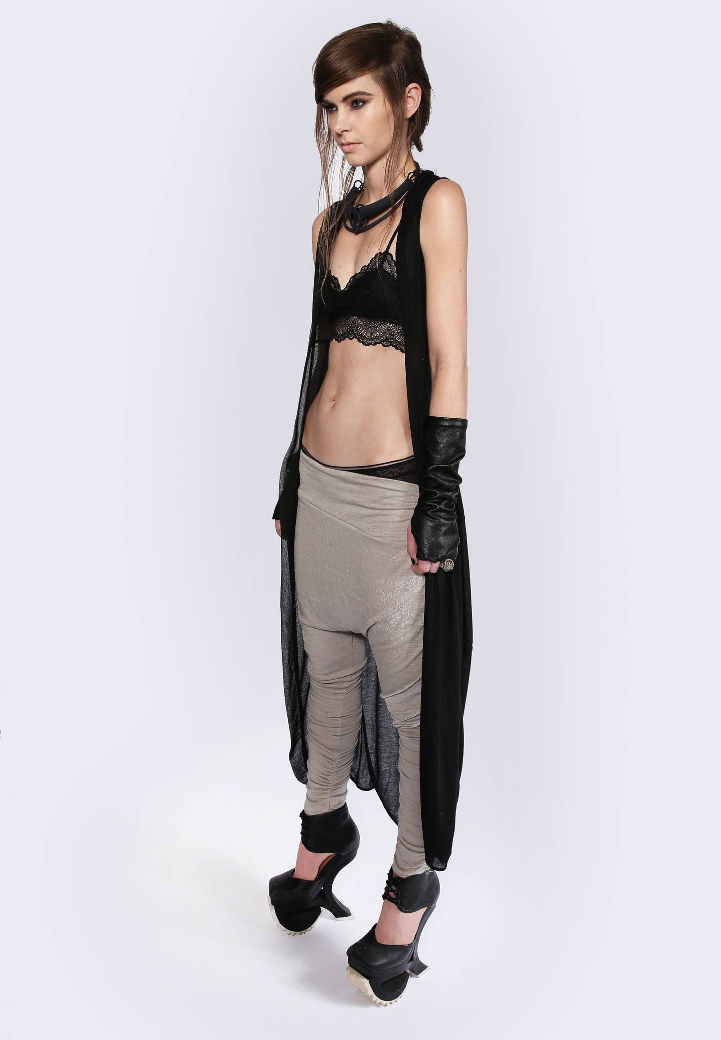 Geometric Maxi Vest