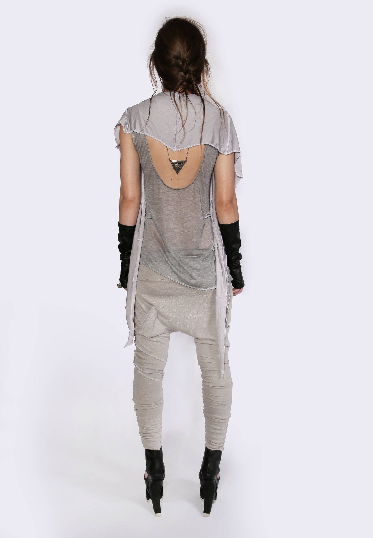 Sheer Grey Tank Top