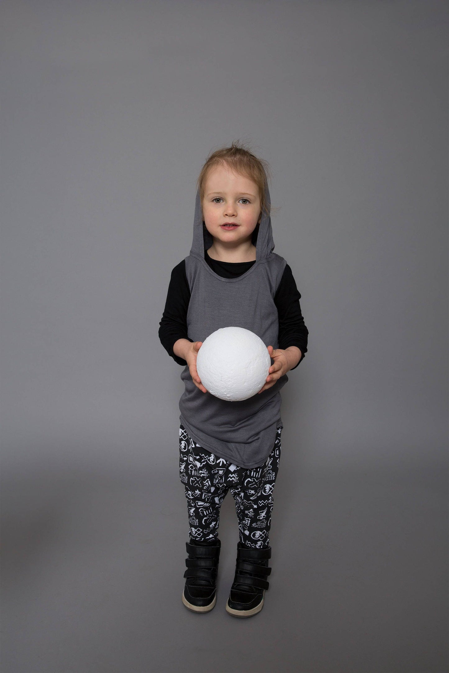 Sleeveless Kids Hoodie Singlet