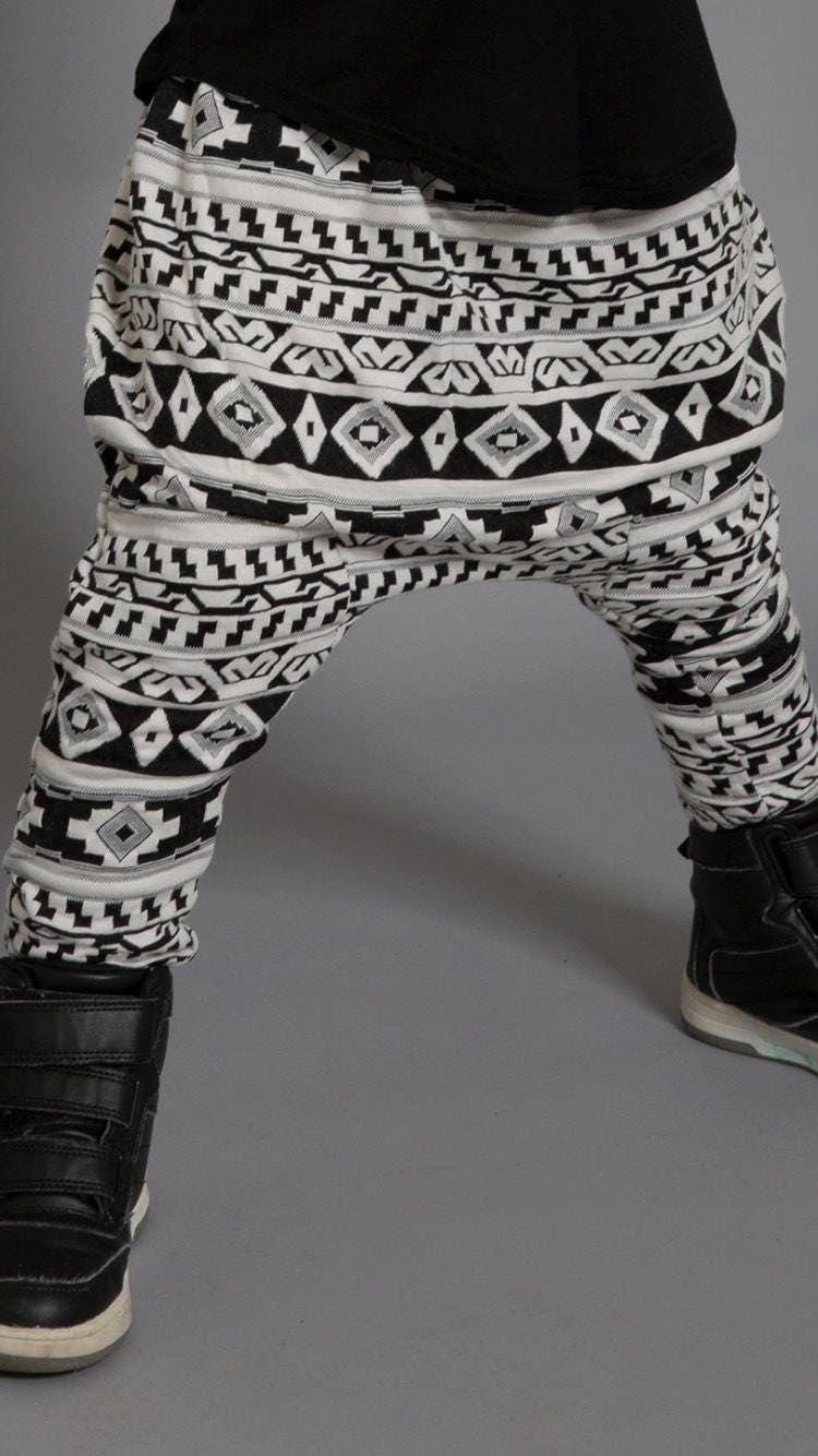 Kids Aztec Harem Pants