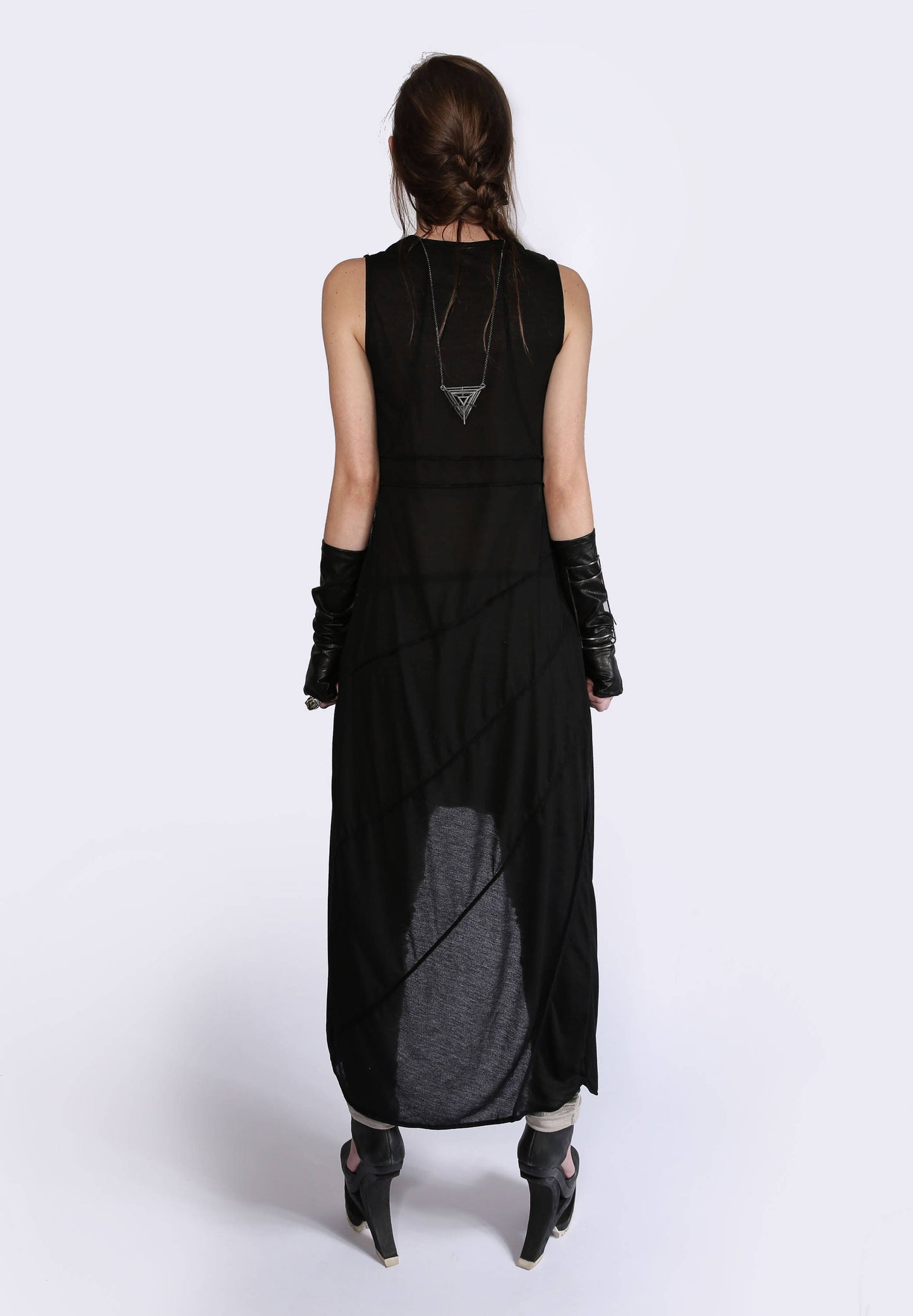Geometric Maxi Vest