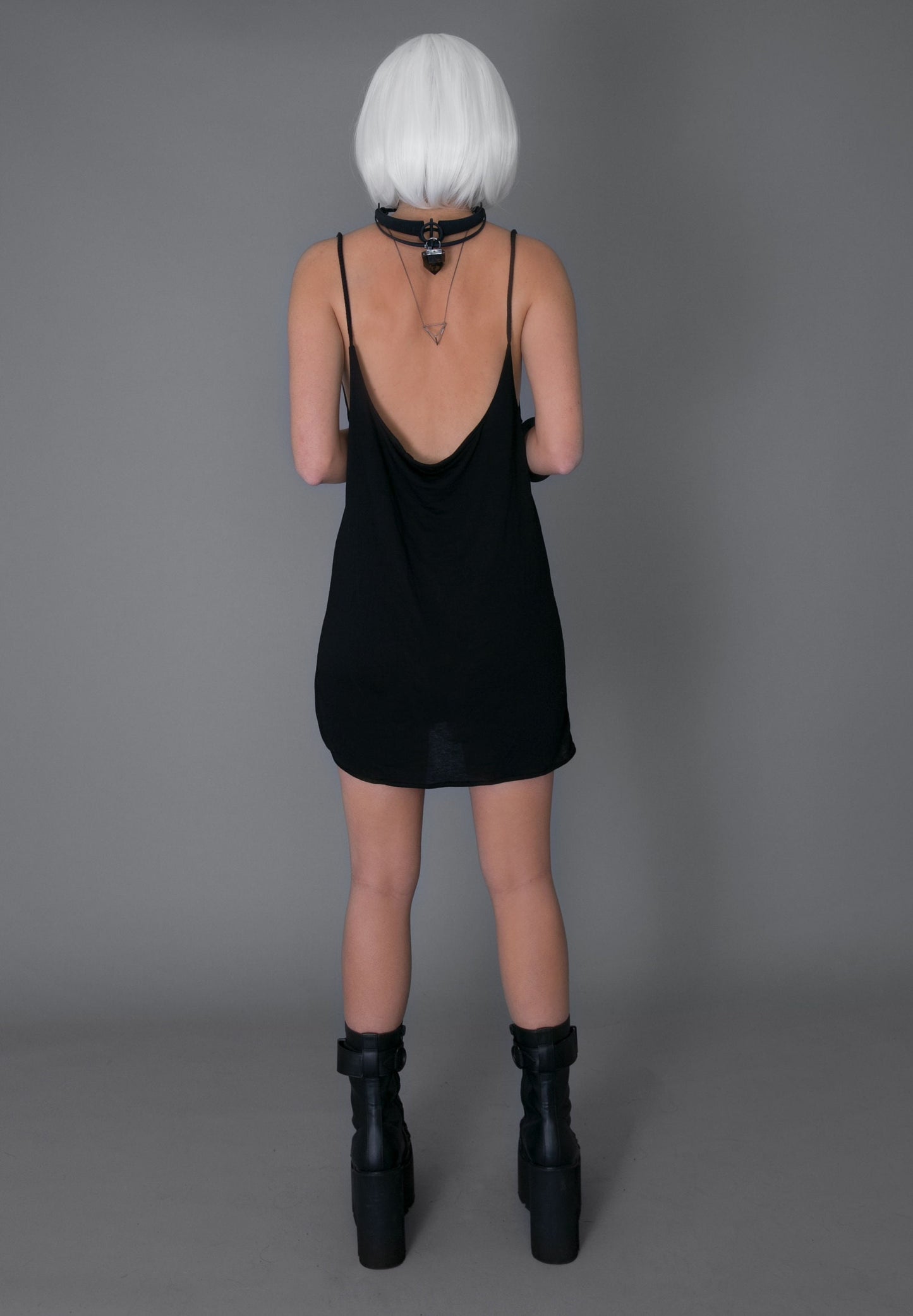 Strap Singlet Minimalistic Mini Dress