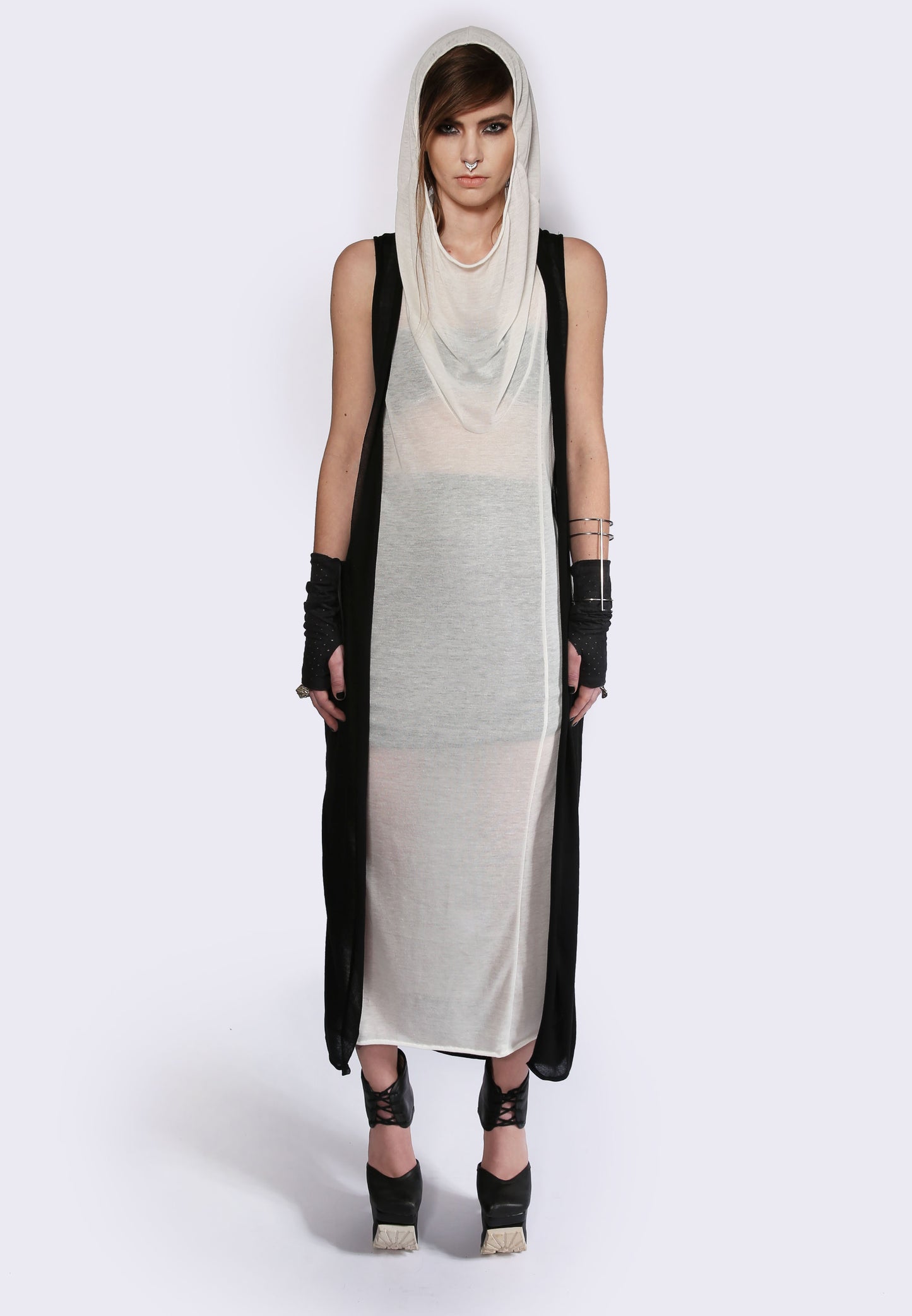 Geometric Maxi Vest