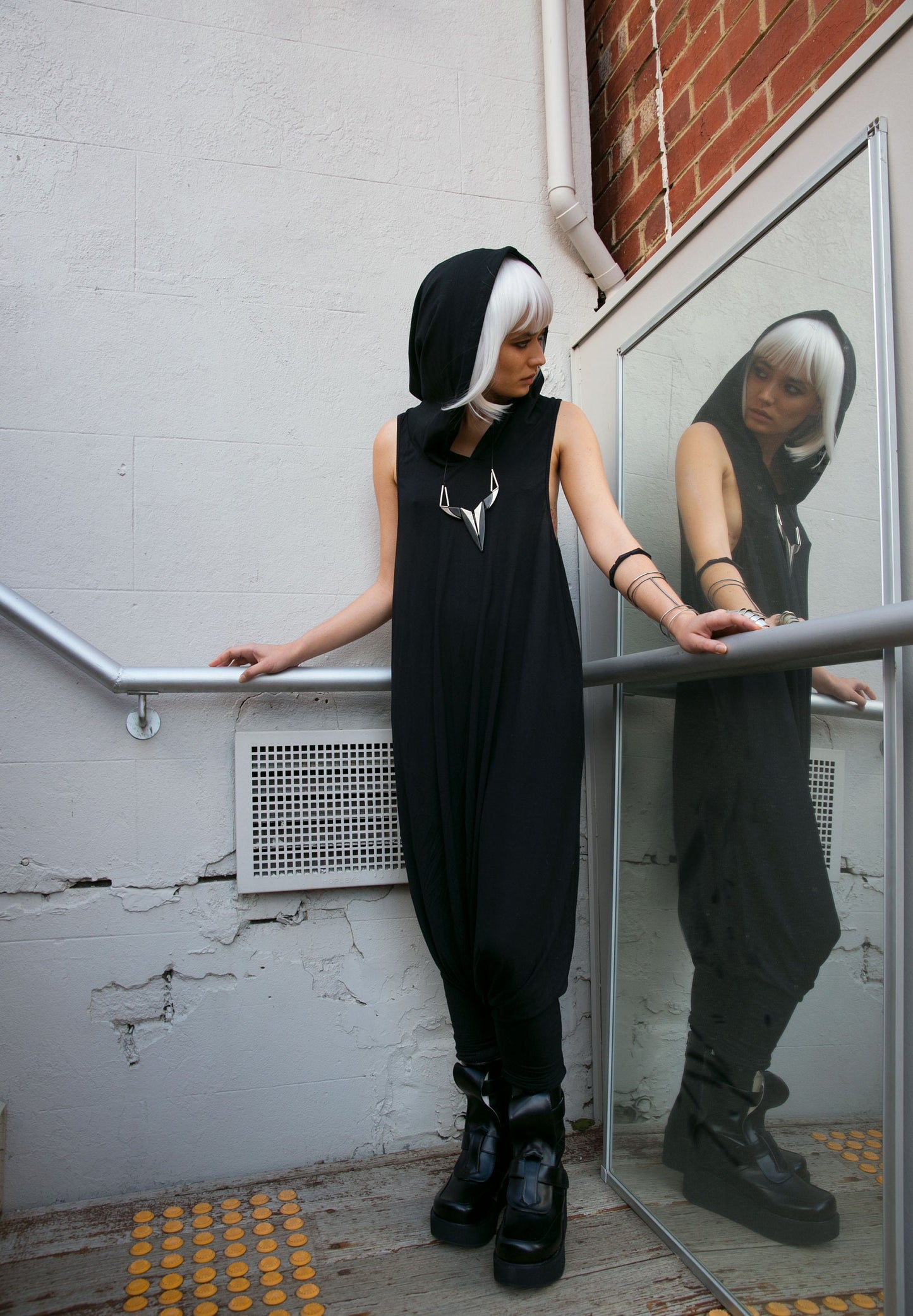 Hooded Singlet Jumpsuit