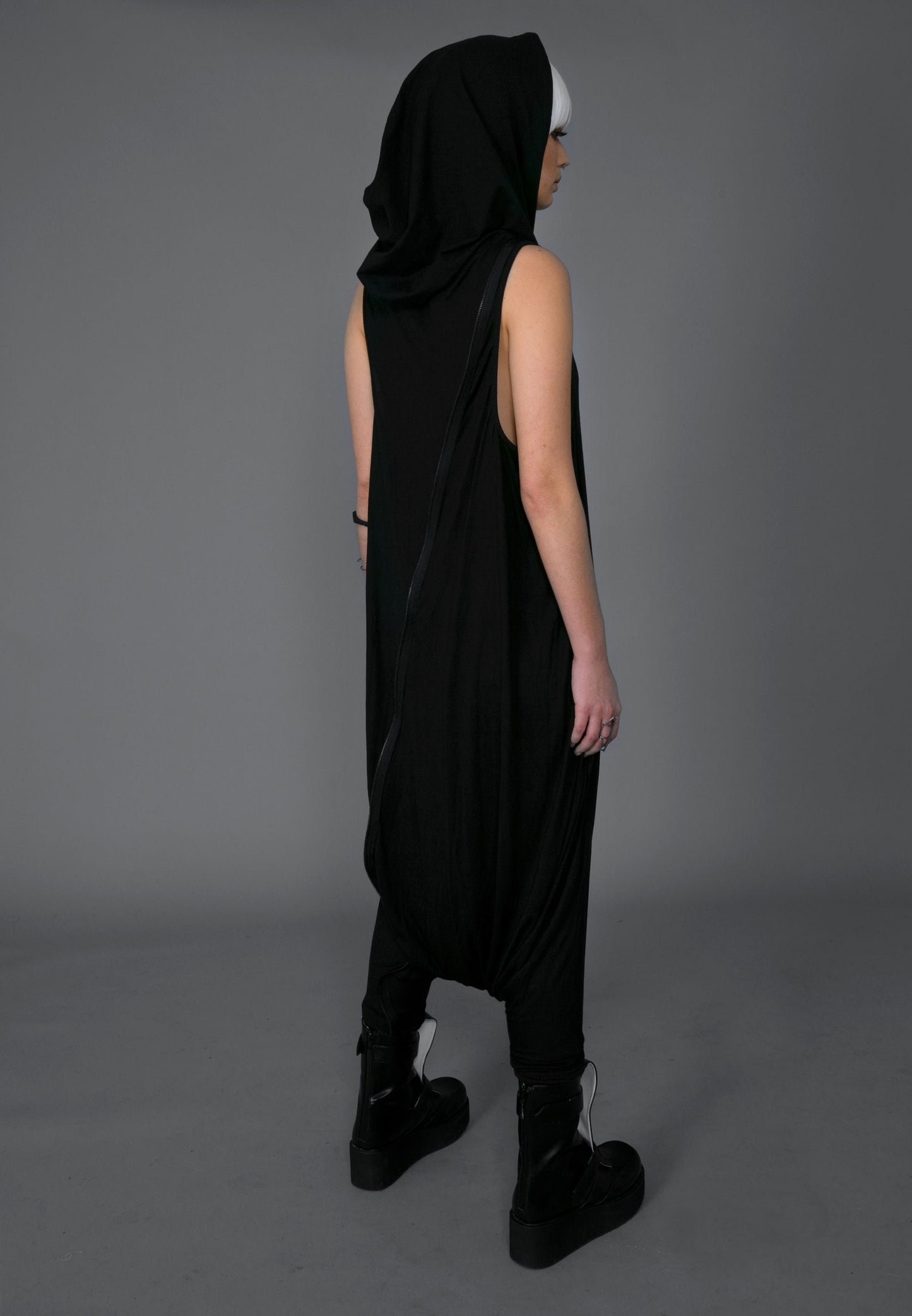 Hooded Singlet Jumpsuit