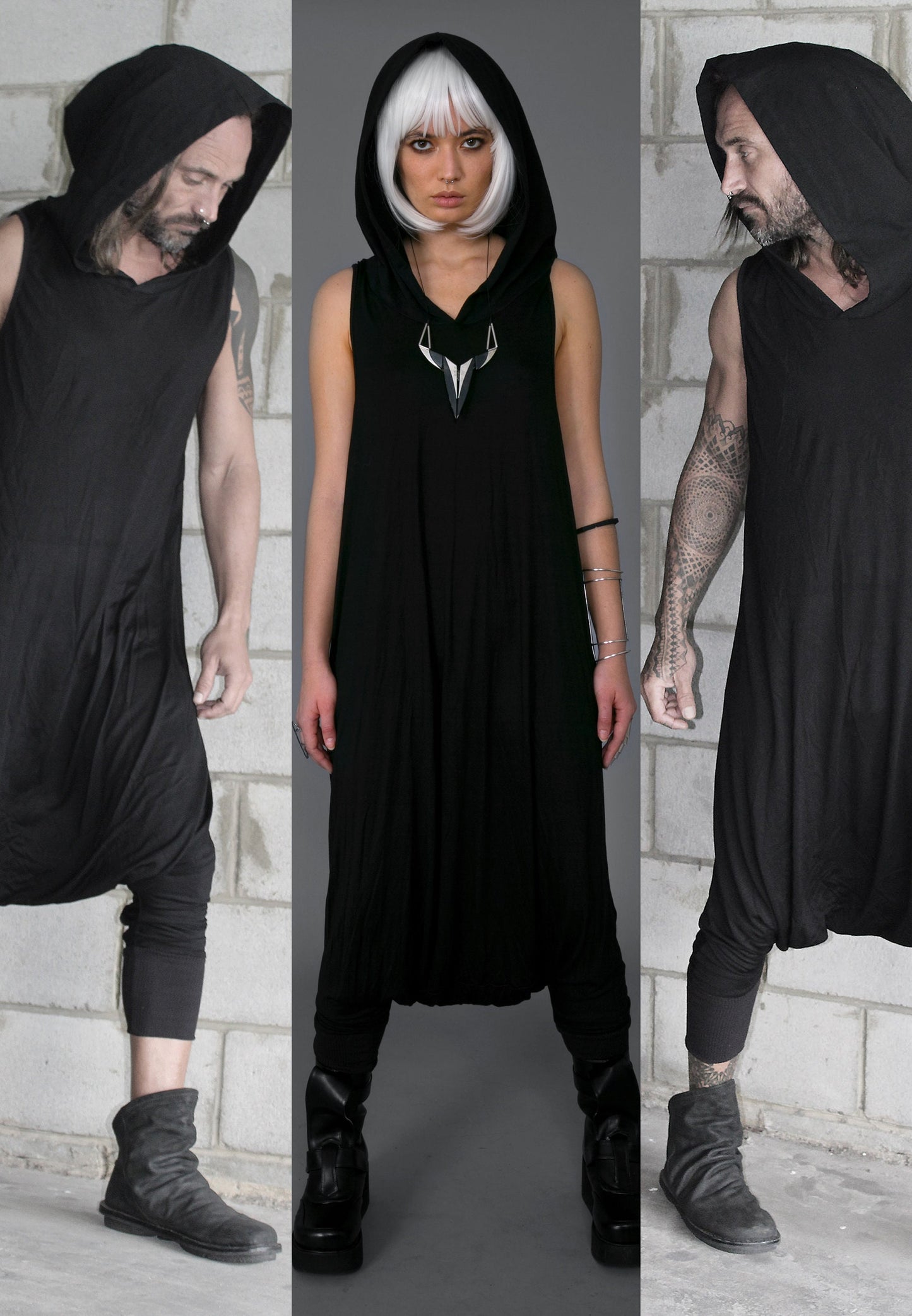 Hooded Singlet Jumpsuit